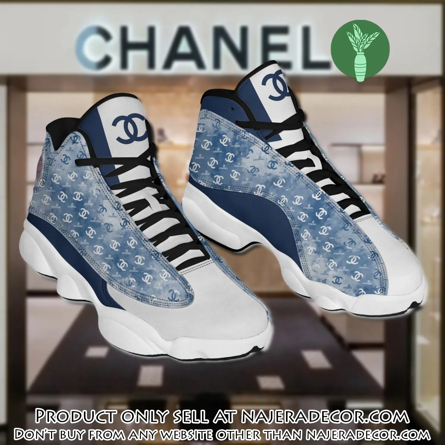 Chanel air jordan 13 sneaker d2301 jd14035 njr1651048